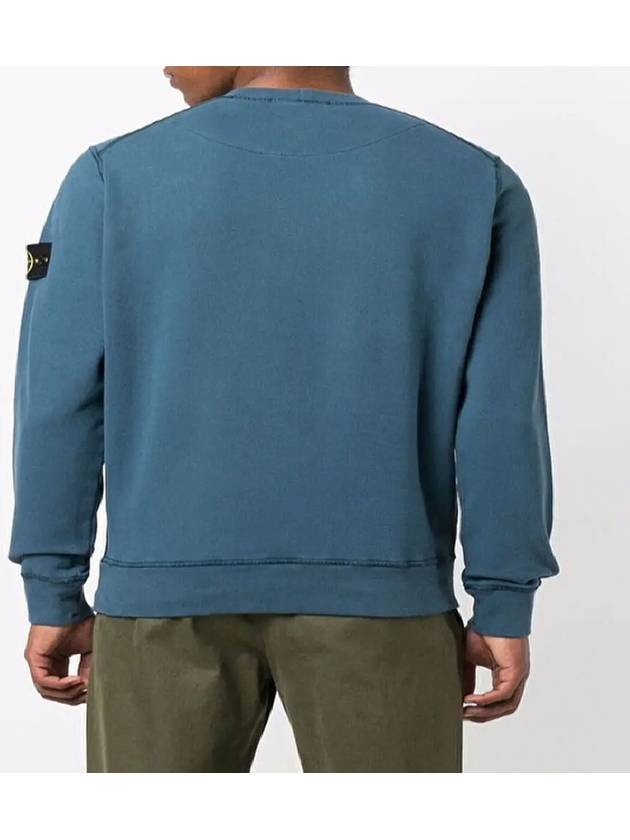 Wappen Patch Crewneck Sweatshirt Emerald Blue - STONE ISLAND - BALAAN 5