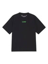 Active Mesh Short Sleeve T-Shirt Black - GANNI - BALAAN 1