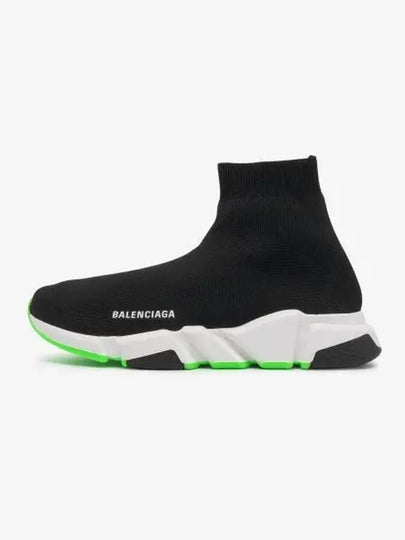 Speed Runner High Top Sneakers Black Green - BALENCIAGA - BALAAN 2