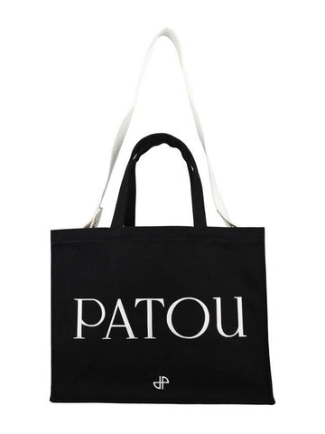 Logo Tote Bag Black - PATOU - BALAAN 1