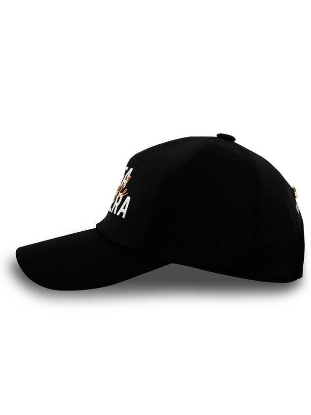 SINGLE-EMBROIDERED BALL CAP BLACK - MEASPHERA - BALAAN 4