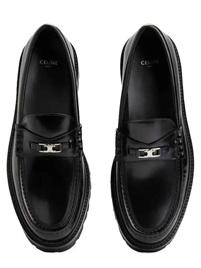 Margaret Chunky Triomphe Loafers Black - CELINE - BALAAN 2