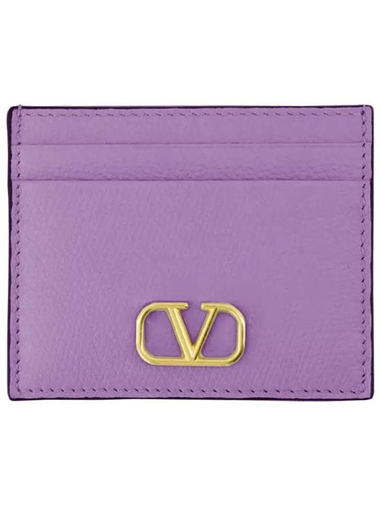 V logo signature card wallet 5W2P0V32 SNP ZHU - VALENTINO - BALAAN 1