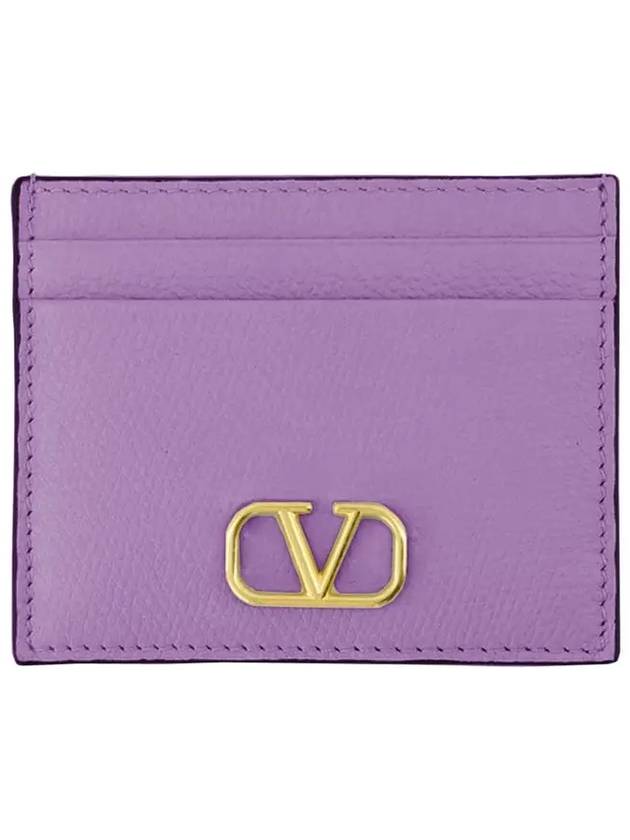 V logo signature card wallet 5W2P0V32 SNP ZHU - VALENTINO - BALAAN 1