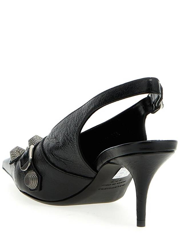 Cagole Slingback Heels Black - BALENCIAGA - BALAAN 4