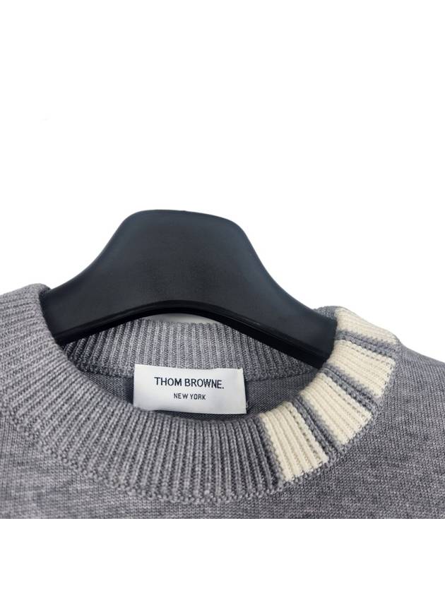 Diagonal wool knit MKA386A Y1002 055 - THOM BROWNE - BALAAN 3