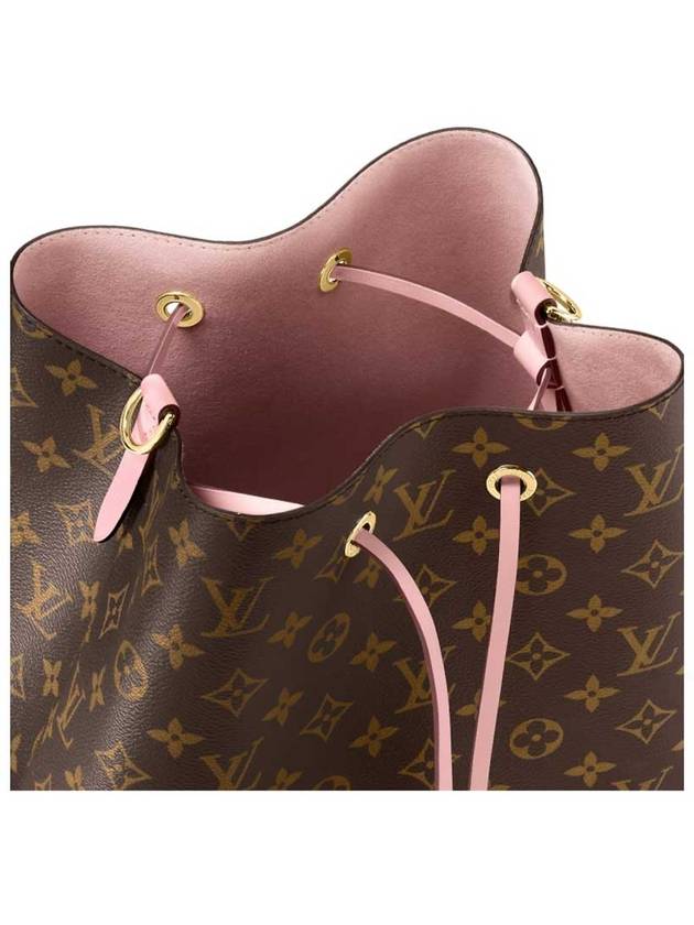 Louis Vuitton Monogram Neonoe Bucket Bag Brown Pink - LOUIS VUITTON - BALAAN 5