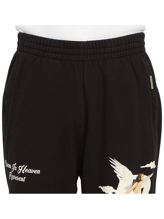 Storms In Heaven Cotton Track Pants Black - REPRESENT - BALAAN 7