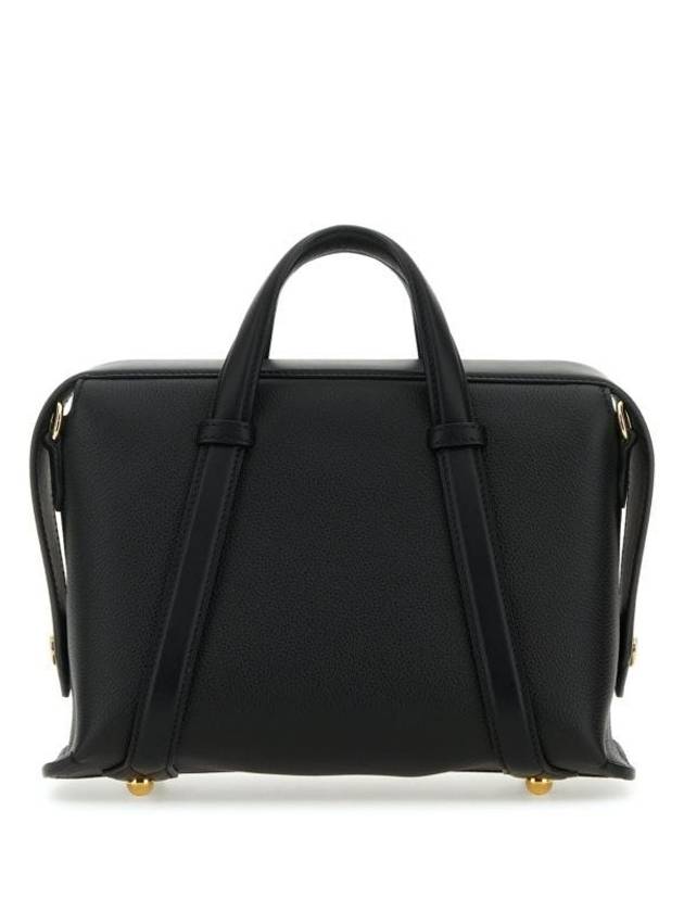 By The Way Boston Medium Leather Tote Bag Black - FENDI - BALAAN 4