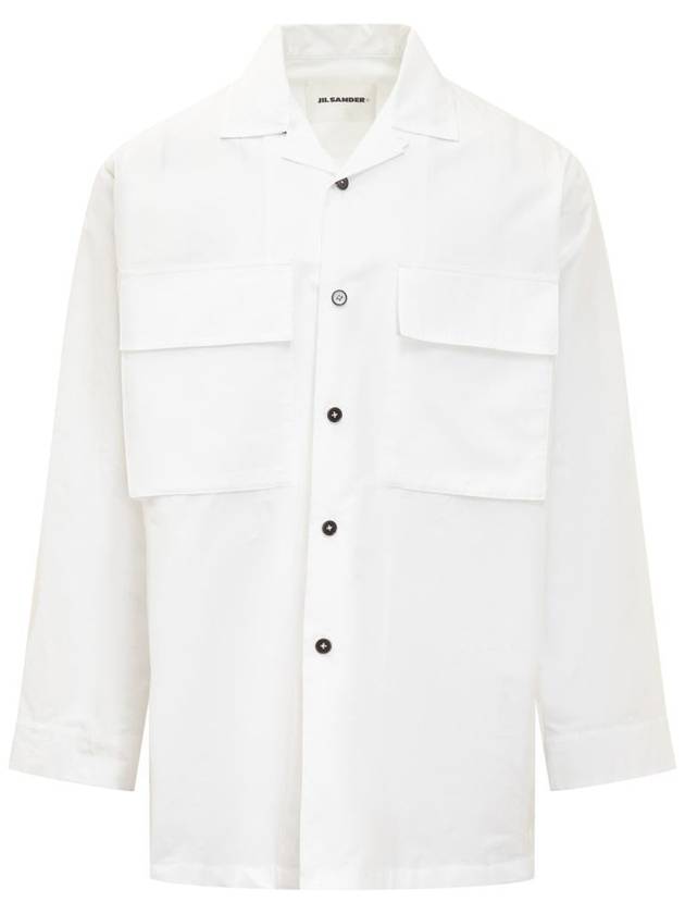 Long Sleeve Shirt J47DL0144J45127 100 WHITE - JIL SANDER - BALAAN 2