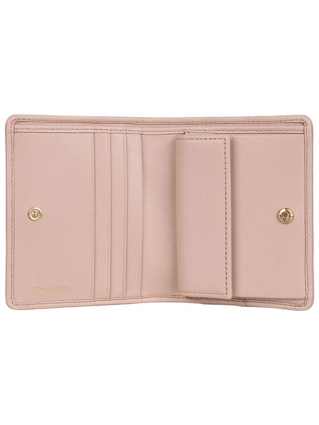 Matelasse Half Wallet 5MV204 2FPP F0236 - MIU MIU - BALAAN 5