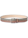 Embossed Signature Striped Belt - PAUL SMITH - BALAAN 3