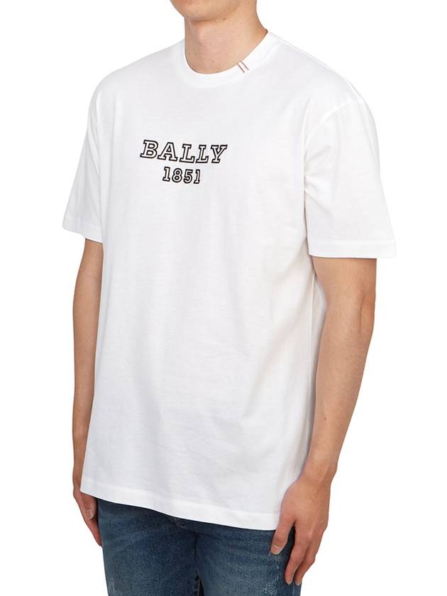 Men s Short Sleeve T Shirt M5BA834F 01 - BALLY - BALAAN 2