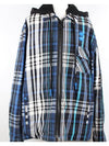 Blue Check Hooded Jacket XL - OFF WHITE - BALAAN 2