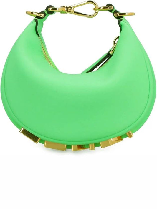 Nano Fendigraphy Hobo Tote Bag Neon Green - FENDI - BALAAN 2