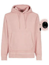 Lens Wappen Cotton Fleece Hoodie Pink - CP COMPANY - BALAAN 2