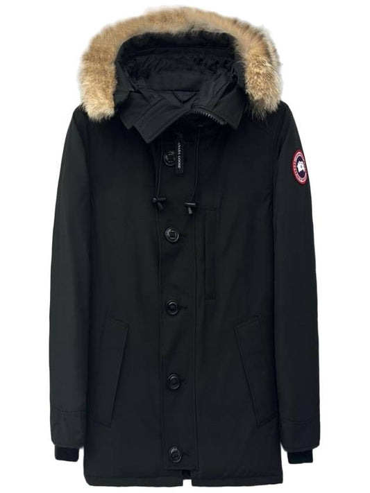 Men's Chateau Fusion Fit Padded Parka Black - CANADA GOOSE - BALAAN.