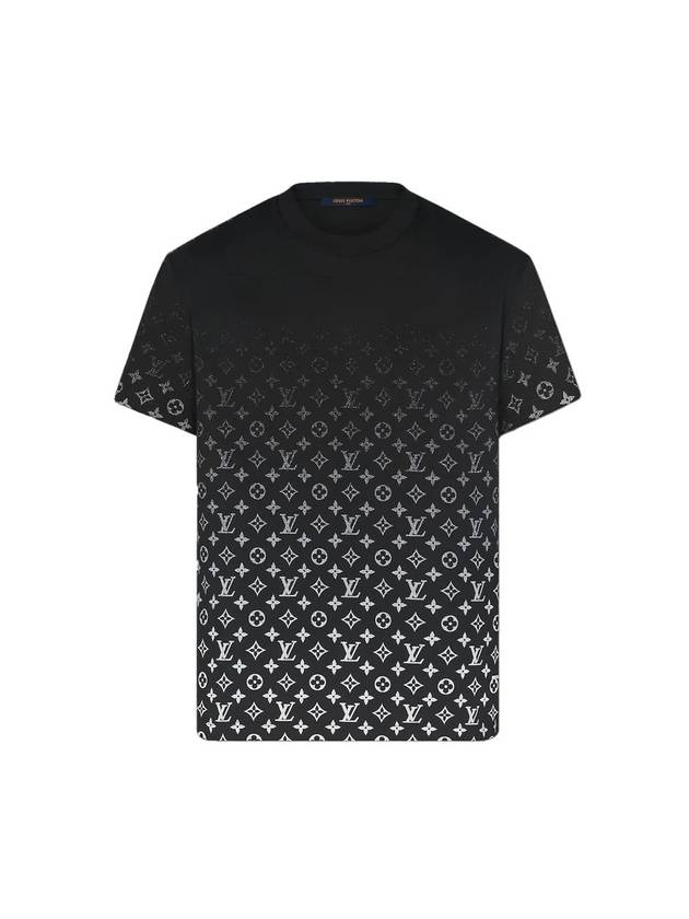 Men's Monogram Gradient Short Sleeve T-Shirt Black - LOUIS VUITTON - BALAAN 1