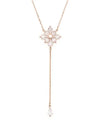 Stella Kite Cut Star Y Pendant Necklace Rose Gold - SWAROVSKI - BALAAN 1