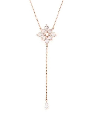 Stella Kite Cut Star Y Pendant Necklace Rose Gold - SWAROVSKI - BALAAN 1