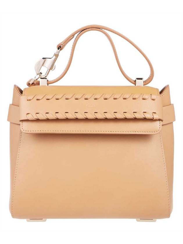 Nacha Shoulder Bag Beige - CHLOE - BALAAN 1