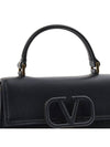 V Sling Small Grainy Calfskin Hand Cross Bag Black - VALENTINO - BALAAN 9