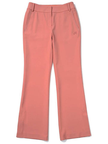 Slit point bootcut pants PINK WOMAN - MALBON GOLF - BALAAN 1