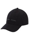 Embroidered Logo Cotton Ball Cap Black - BRUNELLO CUCINELLI - BALAAN 2