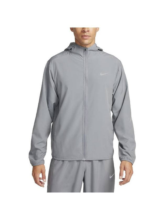 Form Dri Fit Hooded Jacket Grey - NIKE - BALAAN 1