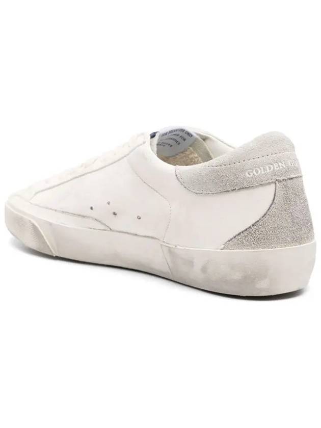 Super Star Suede Leather Low Top Sneaker White - GOLDEN GOOSE - BALAAN 4