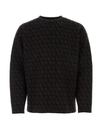 Iconographe Knit Top Brown - VALENTINO - BALAAN 1