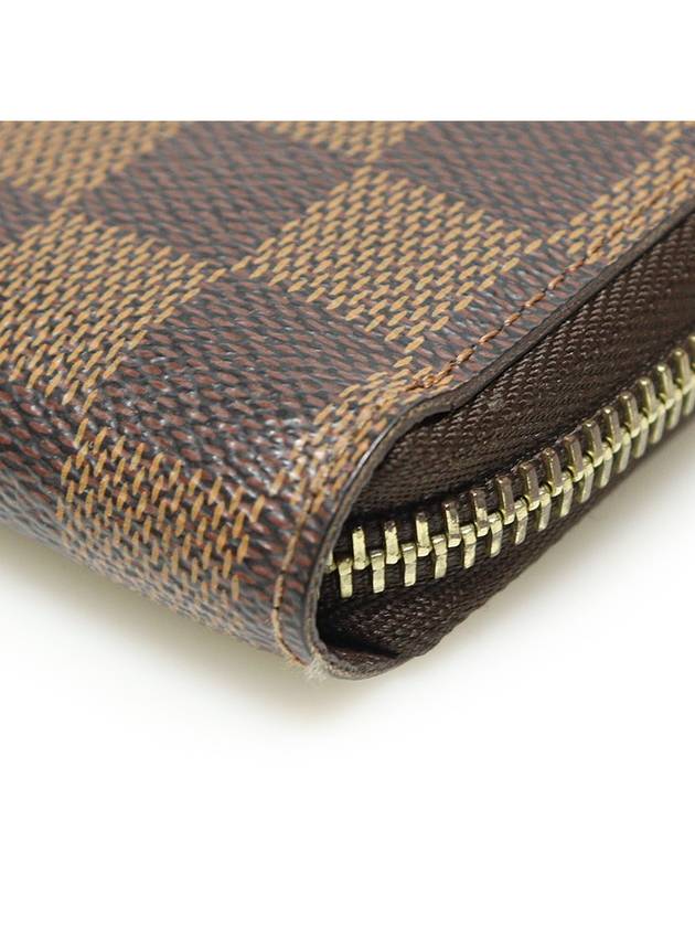 Louis Vuitton N60015 Damier Eben Canvas Zippy Wallet Long - LOUIS VUITTON - BALAAN 6