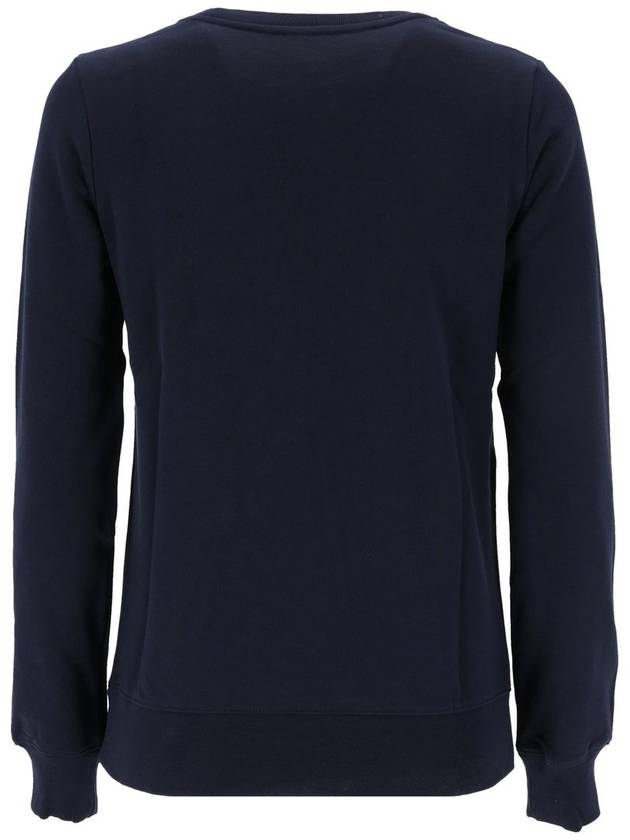 Women's TINa Logo Sweat Sweatshirt Navy - A.P.C. - BALAAN 3