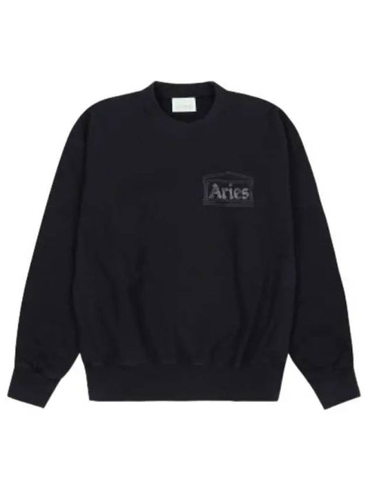 Aries Premium Temple Sweatshirt Black T shirt - ARIES - BALAAN 1