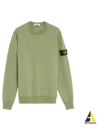 Wappen Patch Crew Neck Sweatshirt Light Green - STONE ISLAND - BALAAN 2