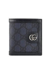 Ophidia GG Canvas Half Wallet Blue - GUCCI - BALAAN 2