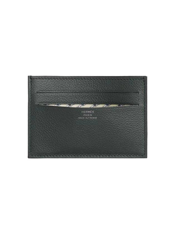 Citizen Twill Card Wallet Grey - HERMES - BALAAN 1