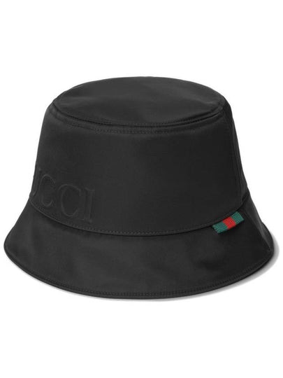 Logo Nylon Bucket Hat Black - GUCCI - BALAAN 2