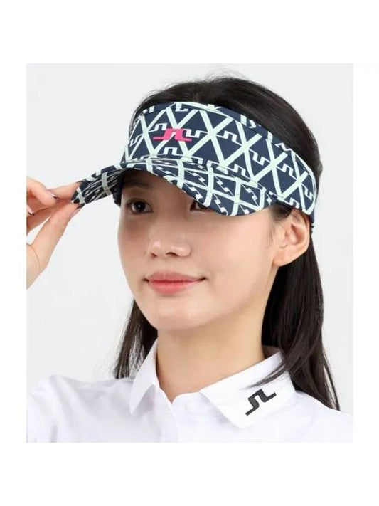 Bonnie Print Visor GWAC09769 O500 Women's Bonnie Print Visor - J.LINDEBERG - BALAAN 1