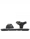 Double Strap Sandals Black - PRADA - BALAAN 2