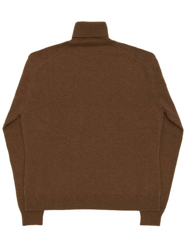 Leather patch detail high neck sweater knit - HAIDER ACKERMANN - BALAAN 2