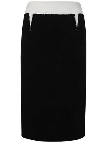 N°21 Crepe Pencil Skirt Clothing - Nº 21 - BALAAN 1