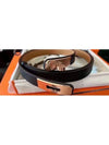 Hermes Kelly 18 Belt Rose Gold Belt Black - HERMES - BALAAN 3