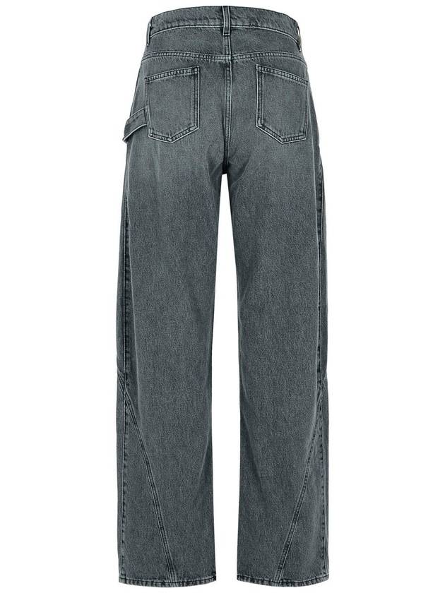 JW Anderson 'Twisted' Grey Denim Jeans - JW ANDERSON - BALAAN 3