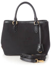 Classic logo jacquard tote bag black 1BA172 - PRADA - BALAAN 4