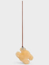 Triomphe Pom-Pom Shearling Key Holder Natural - CELINE - BALAAN 2