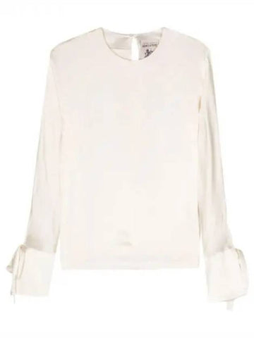 White satin blouse 270175 - SEMI COUTURE - BALAAN 1