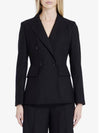 Osanna Double Breasted Blazer Jacket Black - MAX MARA - BALAAN 2