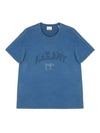 Honore Logo Cotton Short Sleeve T-Shirt Blue - ISABEL MARANT - BALAAN 2