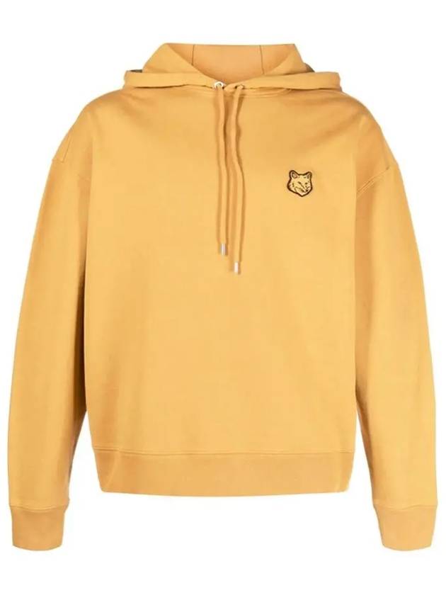 Bold Fox Head Patch Oversize Hoodie Yellow - MAISON KITSUNE - BALAAN 2